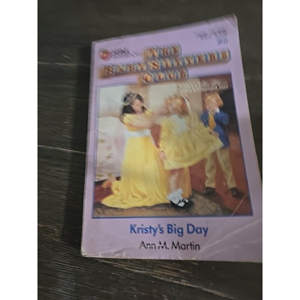 Vintage The Baby-Sitters Club Kristy's Big Day #6 1st Edition